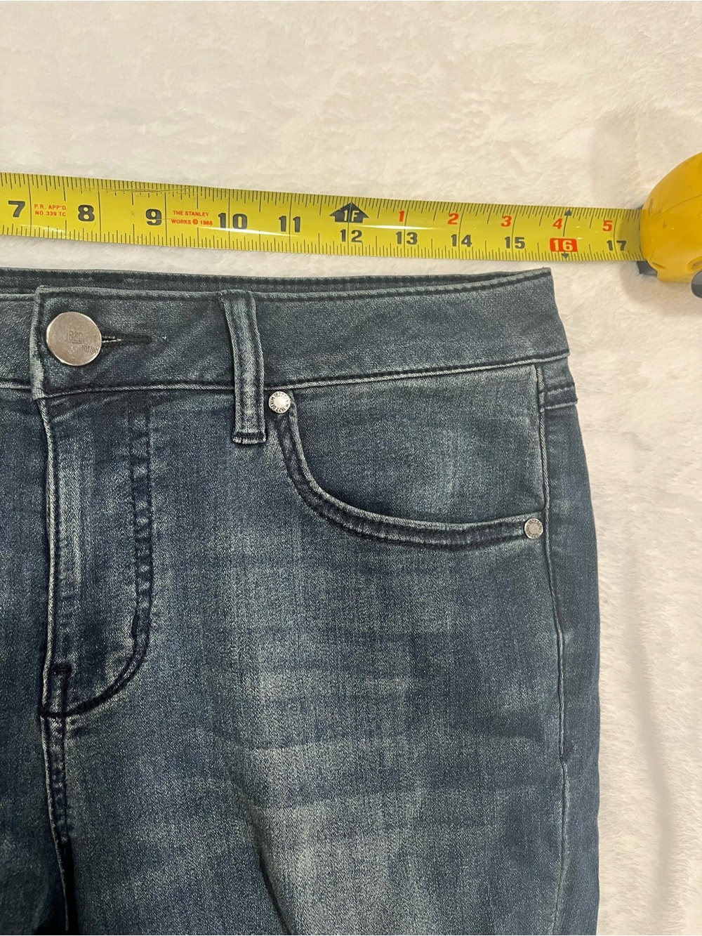 1822 Denim Dark Wash Skinny Jeans - Size 10 - Picture 8 of 11